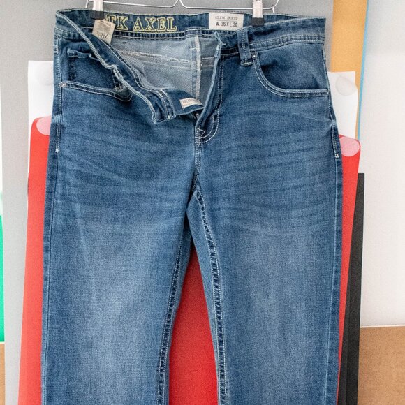 TK AXEL Jeans, Dark Blue, 36x30 - Picture 1 of 3